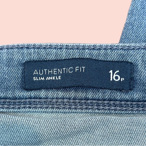 J. Jill Denim Authentic Fit Slim Ankle jeans siz 16 Petite - Picture 3 of 5